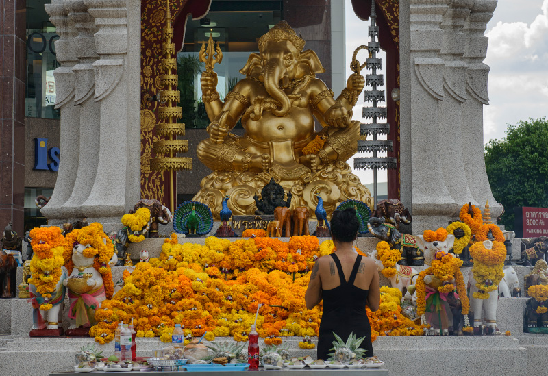 Ganesha Shrine at CentralWorld, Rajadamri