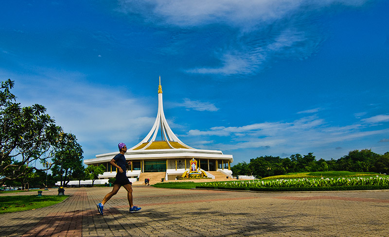 Suan Luang Rama IX Park is a jogger’s paradise